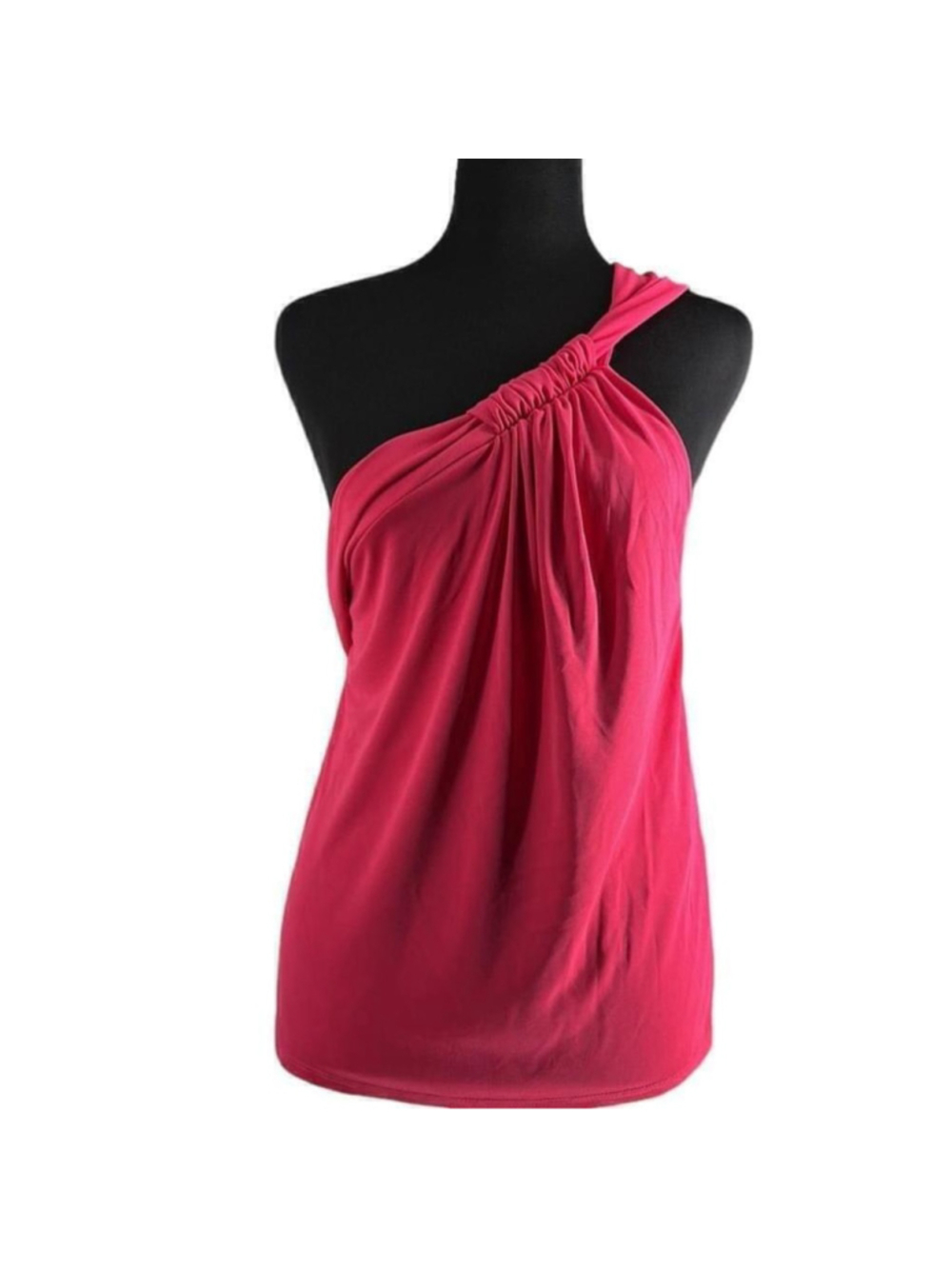 Zara Assymetric top pink sleeveless top elegant Barbie y2k sz sm NWT